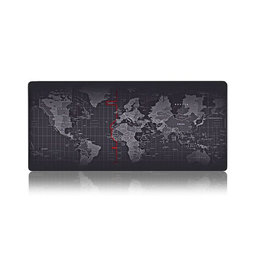 FixPremium - Mouse & KeyBoard Pad with Map Motive, black