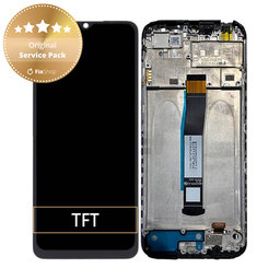 Xiaomi Redmi 10C 220333QAG 220333QBI - LCD Display + Touch Screen + Frame (Graphite Gray) - 560001C3QA00 Genuine Service Pack