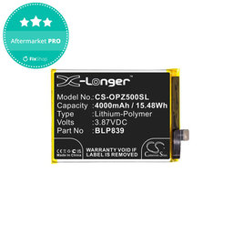 Oppo Reno 5 Z 5G CPH2211 - Battery BLP839 4000mAh HQ