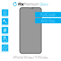 FixPremium Privacy Anti-Spy Glass - Tempered Glass for iPhone XS Max & 11 Pro Max