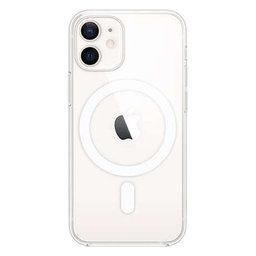 FixPremium - Silicone Case with MagSafe for iPhone 12 mini, transparent