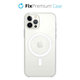 FixPremium - Silicone Case with MagSafe for iPhone 12 & 12 Pro, transparent