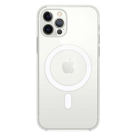 FixPremium - Silicone Case with MagSafe for iPhone 12 & 12 Pro, transparent