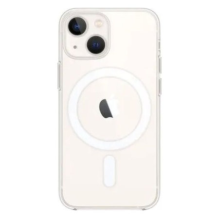 FixPremium - Silicone Case with MagSafe for iPhone 13 mini, transparent