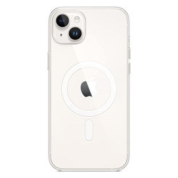 FixPremium - Silicone Case with MagSafe for iPhone 14 Plus, transparent