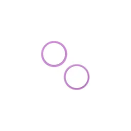 Apple iPhone 14, 14 Plus - Rear Camera Lens Frame (Purple) - 2pcs