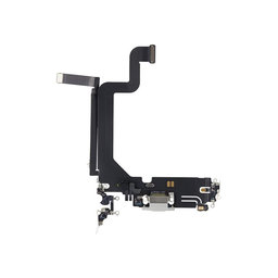 Apple iPhone 14 Pro Max - Charging Connector + Flex Cable (Silver)