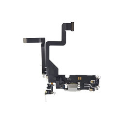 Apple iPhone 14 Pro - Charging Connector + Flex Cable (Silver)