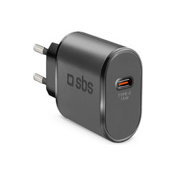 SBS - 15W Charging Adapter USB-C, black