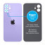 Apple iPhone 12 Mini - Rear Housing Glass with Bigger Camera Hole (Purple)
