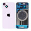 Apple iPhone 14 - Rear Housing Glass + Camera Lens + Metal Plate + Magsafe Magnets (Purple)