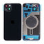 Apple iPhone 14 Plus - Rear Housing Glass + Camera Lens + Metal Plate + Magsafe Magnets (Midnight)