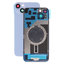 Apple iPhone 14 Plus - Rear Housing Glass + Camera Lens + Metal Plate + Magsafe Magnets (Blue)