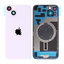 Apple iPhone 14 Plus - Rear Housing Glass + Camera Lens + Metal Plate + Magsafe Magnets (Purple)