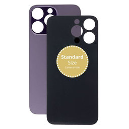 Apple iPhone 14 Pro Max - Rear Housing Glass (Deep Purple)
