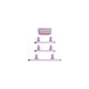 Apple iPhone 14 - Side Buttons (Purple)