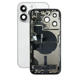 Apple iPhone 14 Pro - Rear Housing with Small Parts (Silver)