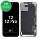 Display In-Cell HD+ for iPhone 12, 12 Pro, Touch Screen with Frame