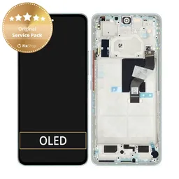 Xiaomi 12 Lite 2203129G - LCD Display + Touch Screen + Frame (Lite Green) - 56000500L900 Genuine Service Pack