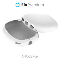 FixPremium - Silicone Covers for AirPods Max, white