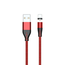 FixPremium - Lightning / USB Magnetic Cable (2m), red