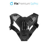 FixPremium - Helmet Mount for GoPro, black
