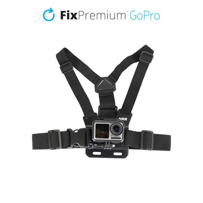 FixPremium - Body Mount for GoPro, black