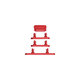 Apple iPhone 14 Plus - Side Buttons (Red)