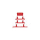 Apple iPhone 14 Plus - Side Buttons (Red)