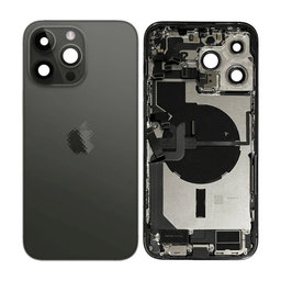 Apple iPhone 14 Pro Max - Rear Housing with Small Parts (Space Black)
