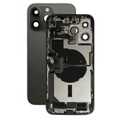 Apple iPhone 14 Pro Max - Rear Housing with Small Parts (Space Black)