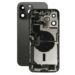 Apple iPhone 14 Pro Max - Rear Housing with Small Parts (Space Black)