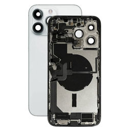Apple iPhone 14 Pro Max - Rear Housing with Small Parts (Silver)