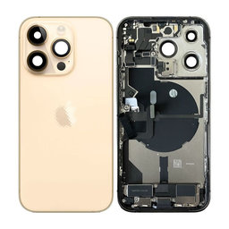 Apple iPhone 14 Pro - Rear Housing with Small Parts (Gold)