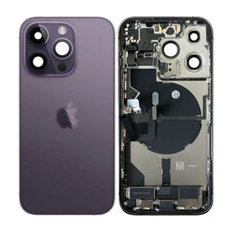 Apple iPhone 14 Pro - Rear Housing with Small Parts (Deep Purple)