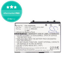 Nintendo DS, DS Lite - Battery USG-001, USG-003, SAM-NDSLRBP 850mAh HQ