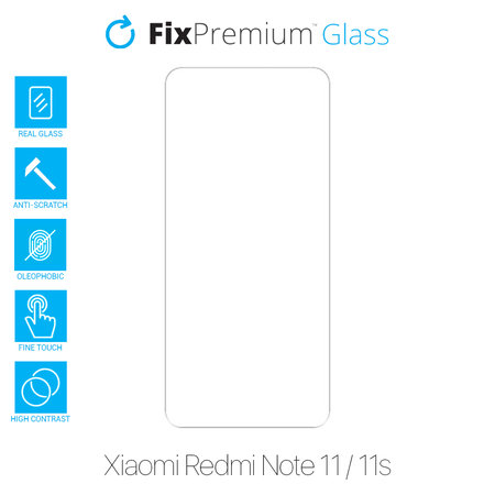 FixPremium Glass - Tempered Glass for Xiaomi Redmi Note 11 & 11S