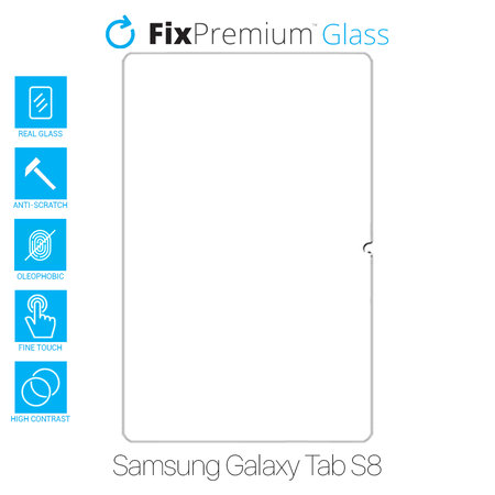 FixPremium Glass - Tempered Glass for Samsung Galaxy Tab S8