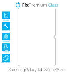 FixPremium Glass - Tempered Glass for Samsung Galaxy Tab S7 FE & S8 Plus