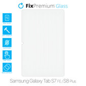 FixPremium Glass - Tempered Glass for Samsung Galaxy Tab S7 FE & S8 Plus