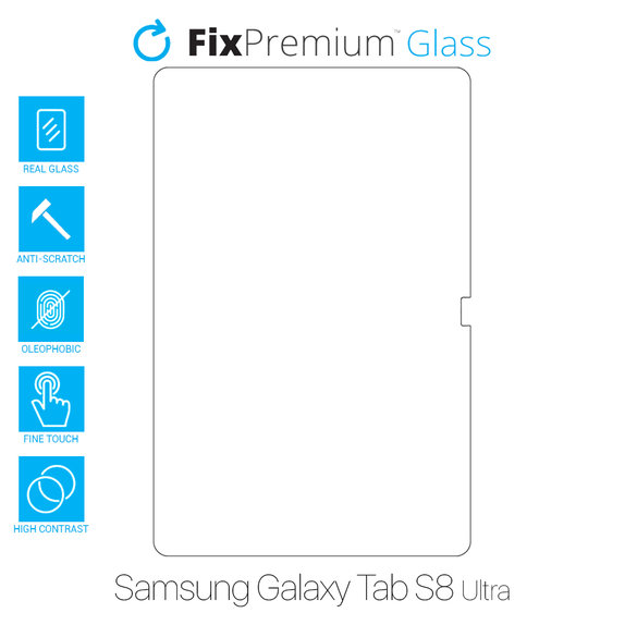 FixPremium Glass - Tempered Glass for Samsung Galaxy Tab S8 Ultra