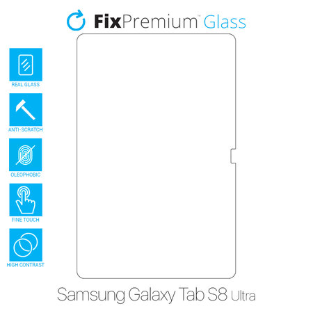 FixPremium Glass - Tempered Glass for Samsung Galaxy Tab S8 Ultra