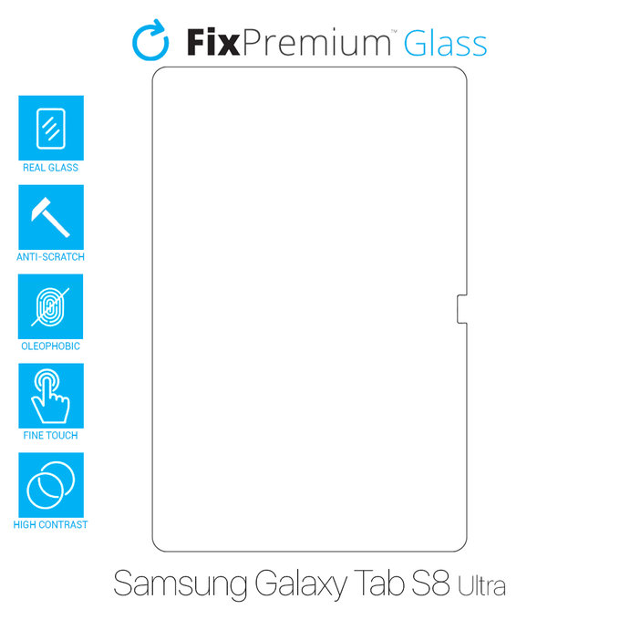 FixPremium Glass - Tempered Glass for Samsung Galaxy Tab S8 Ultra