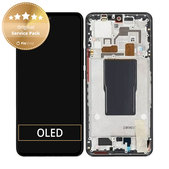 Xiaomi 12T Pro 22081212UG - LCD Display + Touch Screen + Frame (Black) - 560003L12U00 Genuine Service Pack