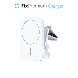 FixPremium - Car Charger MagSafe V1, white