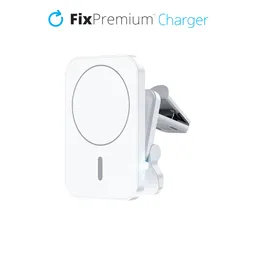 FixPremium - Car Charger MagSafe V1, white