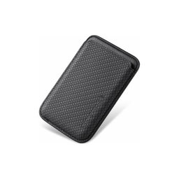FixPremium - MagSafe Carbon Wallet, black