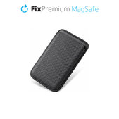 FixPremium - MagSafe Carbon Wallet, black