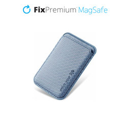 FixPremium - MagSafe Carbon Wallet, blue