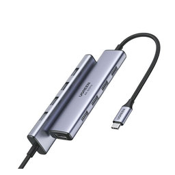 UGREEN - USB-C Hub 5v1, grey
